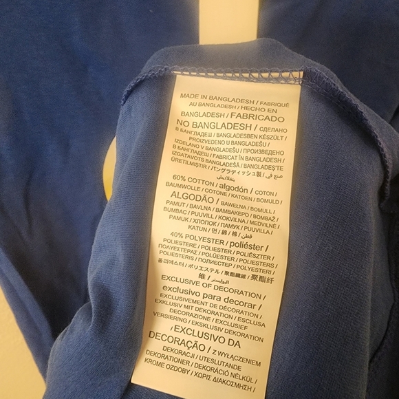 NFL Los Angeles LA Rams Football Blue Hooded Short Sleeve Shirt Mens Large - Picture 6 of 10